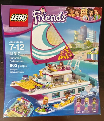 Lego Friends Sunshine Catamaran (41317) Building Kit 603 Pcs Retired Set - Image 1 of 4