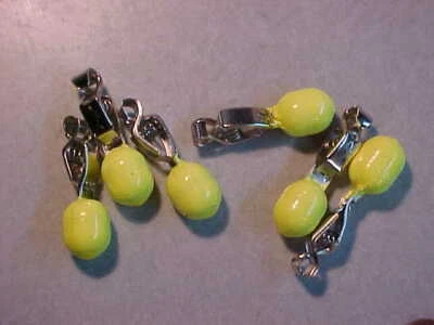 6 new  Dipsy Depth finders  chartreuse  Ice Fishing 1 1/4 oz. finder jigs - Image 1 of 3