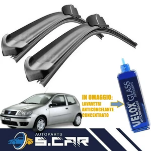 Kit 2 Spazzole Tergicristallo Per Fiat Punto 188 Flat Anteriori 530+450 mm - Bild 1 von 11