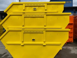Absetzcontainer Bauschuttcontainer 7m³ offen asymmetrisch Absetzmulde - Bild 1 von 7