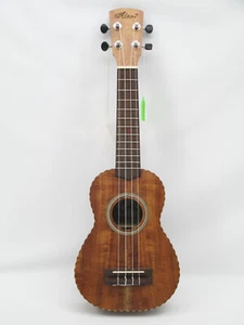 Ukelele soprano natural satinado Alani US-900 Uke con encuadernación de cuerda - Imagen 1 de 9