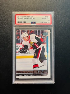 2018 Upper Deck Drake Batherson Young Guns Rookie PSA 10 - Picture 1 of 2