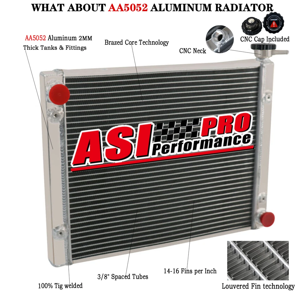 Aluminum Radiator for 2014 Polaris RZR XP 1000/XP 4 1000/S 1000/General 1000 - Изображение 1 из 4