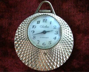 Raro COLGANTE Reloj DE COLECCIÓN SOVIÉTICO Ruso GLORIA ESLAVA Enchapado en Oro Au 5 Hecho URSS - Imagen 1 de 8