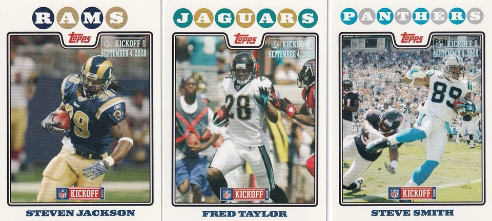 2008 Topps NFL Kickoff Football YOU PICK SILVER HOLOFOIL /1349 Nelson Ryan Brady - Image 1 of 1