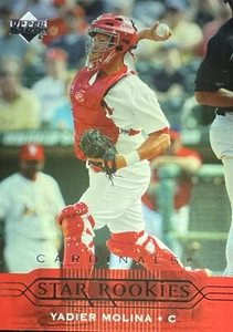 2004 UPPER DECK YADIER MOLINA RC Star Rookies #258 St Louis Cardinals HOF - Picture 1 of 5