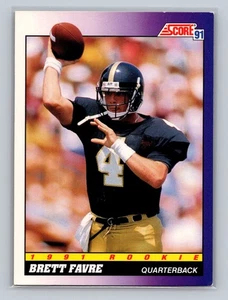 1991 Score Brett Favre Rookie RC #611 - Bild 1 von 2