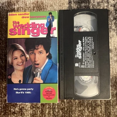 The Wedding Singer VHS 1998 Adam Sandler Drew Barrymore **Buy 2 Get 1 Free** - Image 1 of 2