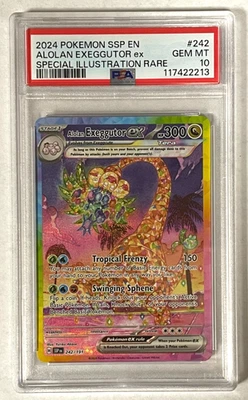 Alolan Exeggutor Special Illustration Rare PSA 10 GEM MT 2024 Pokemon SSP #242 - Image 1 of 2