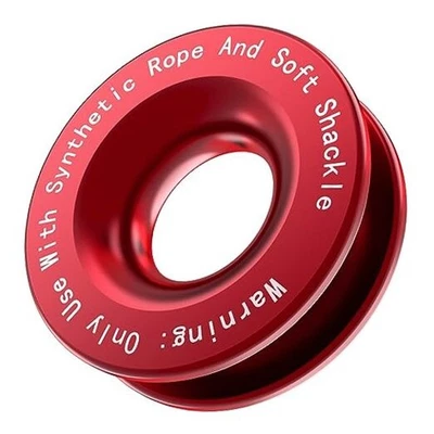 Anillo de recuperación 66,000 libras para Winch Snatch compatible para SUV UTV ATV Off Red Foto 1 de 4
