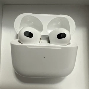 AirPods 3rd Gen with Serial Number comes with No Ear Tips, with charging cord   - Picture 1 of 7