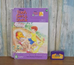 LeapPad Disney's Pooh Gets Stuck Educational Book & Cartridge Tested - Picture 1 of 7