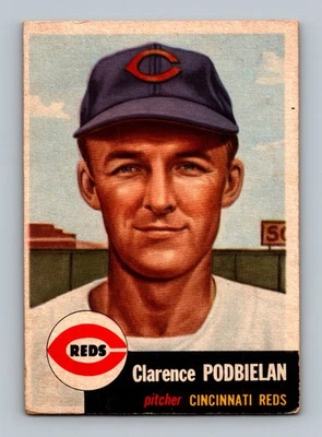 1953 Topps #237 Clarence Podbielan GD-VG High # SP Vintage Baseball Card - Image 1 of 2