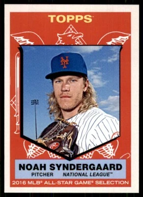 2016 Topps Throwback Thursday Noah Syndergaard New York Mets #29 - Image 1 of 2