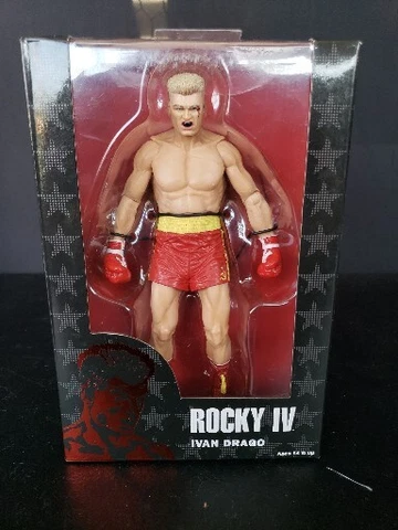 2017 NECA ROCKY IV 40TH ANNIVERSARY SERIES 2 IVAN DRAGO RED TRUNKS NEW Cover