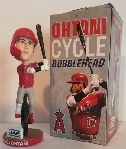 Shohei Ohtani Hit for the Cycle 2021 California Angels Bobblehead SGA Cover