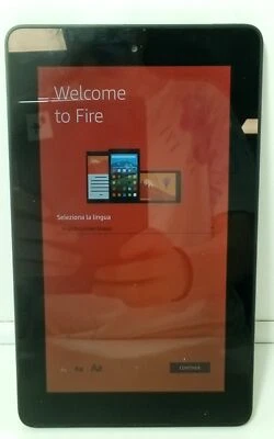 Amazon Fire Tablet Model SV98LN Black - Image 1 of 4