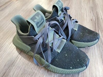 Adidas Originals Prophere Black Olive Core Black/Shock Lime Mens Size 8 Sneakers - Image 1 of 4
