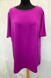 Susan Graver Women's Purple Polyester Blend Top Size XL - Picture 1 of 8