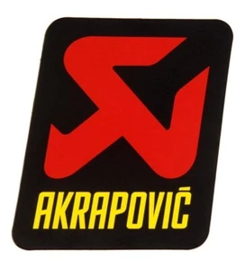 Akrapovic Auspuff Emblem Aufkleber Hitzefest Aluminium - Bild 1 von 2