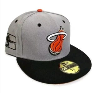 Miami Heat New Era City Edition 59FIFTY Fitted Cap 7 3/4 - Picture 1 of 11