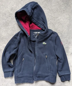 Boys Lacoste Sport Novak Jokovic hoodie hoody used size 4 104 cm 41 inch - Picture 1 of 6