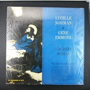 Lucille Norman & Gene Emmons in Sacred Songs (Algene WR 4513 LP 4513) - Picture 1 of 4