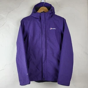Berghaus Women's UK8 Hydroshell Waterproof Jacket Purple Outdoors Hiking Camping - Picture 1 of 15