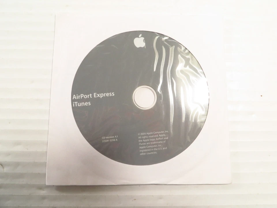 Airport Express iTunes Software CD Version 4.1 2004, NEW SEALED - Image 1 of 2