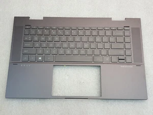 HP ENVY x360 15-eu US Palmrest Cover Keyboard M50067-A31 M45489-B31 backlit - Picture 1 of 3