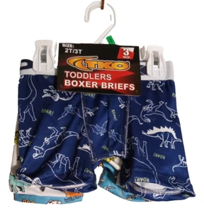 TKO boys boxer briefs 3 pack 2T/3T New different designs - Picture 1 of 4