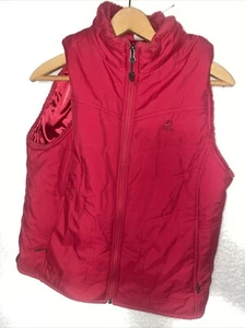 Nike Womens Vest Size XL Red ACG All Condition Gear Front Zip Dress Casual Vtg - Picture 1 of 9