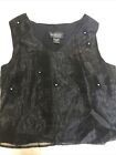 Women?S Sleeveless Black Top Size Small Impression 100% Polyester