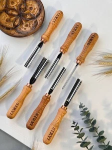 Woodcarving Set for Relif 6 Tools, Sweep 9, Woodworking Chisel Gouge STRYI - Picture 1 of 8