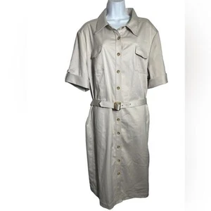 NWT Alex Marie dress size 22W beige tan belted multi-occasion PERFECT 🤎 - Picture 1 of 6