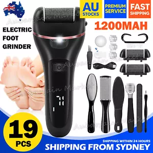 Electric Care Pedicure Foot File Hard Dead Skin Callus Remover Foot Grinder Kit - Picture 1 of 9