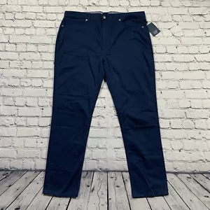 Gap Men's Slim Fit 5 Pocket Super Soft Stretch Twill Pant Midnight Blue 40x32 - Picture 1 of 11