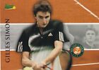Gilles Simon 2008 Ace Authentic Matchpoint - French Open - Silver #Rg16