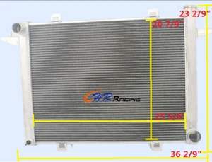 For Dodge D250 D350 W250 W350 1989-1993 Ramcharger 1990-1991Aluminum Radiator - Foto 1 di 5