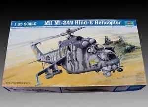 Trumpeter 1/35 05103 Mil Mi-24V Hind-E Helicopter - Picture 1 of 11
