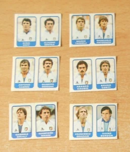 ED. PANINI  LOTTO DI 6 FIGURINE CALCIATORI DIVERSE  1982-83  ORIGINALE  !!!!! - Foto 1 di 2
