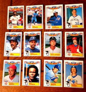 1984 ALL STAR GAME COMMEMORATIVO 22 CARTE LUCIDE SET COMPLETO-Condizioni di fabbrica - Foto 1 di 2