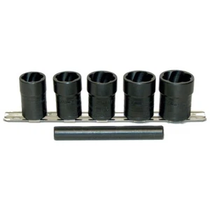 Lock Technology 4400 6 Piece 1/2" Drive Locking Lugnut Twist Socket Removal Kit - Picture 1 of 1