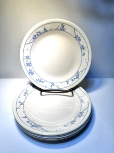 6 platos de pan/desierto Corelle "Primero de primavera" flores florales azules 6 1/2" - Imagen 1 de 5