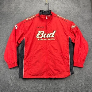Dale Earnhardt Jr Budweiser Racing Jacket NASCAR Mens XL Chase Authentics - Picture 1 of 15
