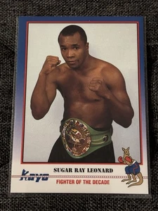 Sugar Ray Leonard 1991 Kayo Boxing Fighter of the Decade Card #156 Box Fresh - Bild 1 von 1