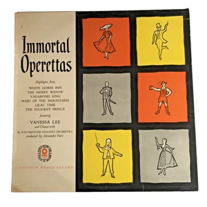 Immortal Operettas Vinyl LP Record 1958 Album ( Vanessa Lee ) - Picture 1 of 5