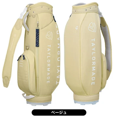 TaylorMade Women's 2025 Model Caddy Bag UN770 (Beige) 46inch 2.3Kg 5Way JP - Image 1 of 4