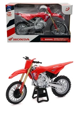 NewRay Honda CRF450R Dirt Bike 1:12 Red - Image 1 of 2