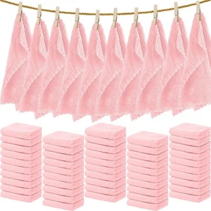 100 Pcs Washcloths Quick Drying Bathroom Wash Clothes 12 x 12 Inch Face Towel... - Picture 1 of 6